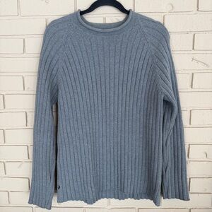Vintage Ralph Lauren Sweater Women’s M Ribbed  Chunky Knit Roll Neck Fisherman